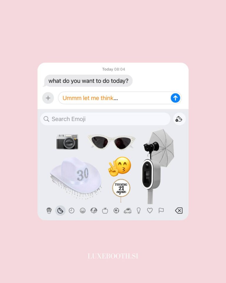 Instagram post from luxebooth.si. This post is in position 3.